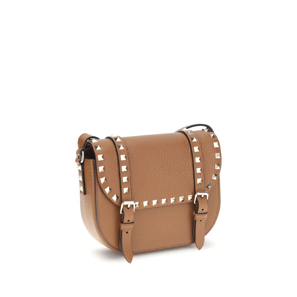 Valentino Garavani Beige Calf Leather Bos Taurus Shoulder Bag | Regal Royce