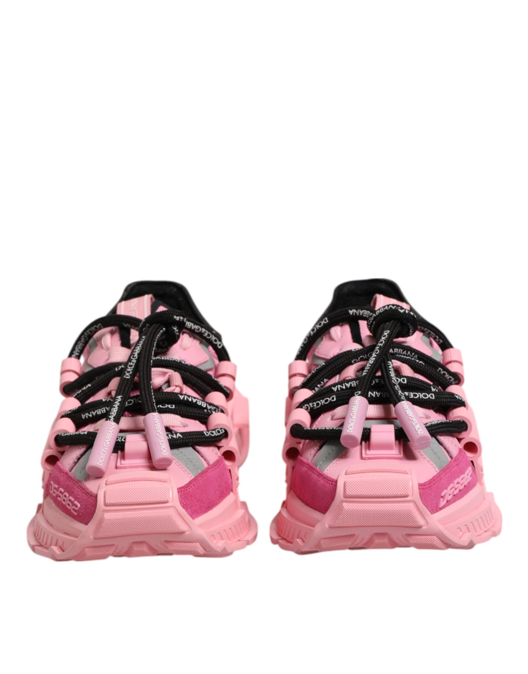 Dolce & Gabbana Pink Low Top Space Women Sneakers Shoes | Regal Royce
