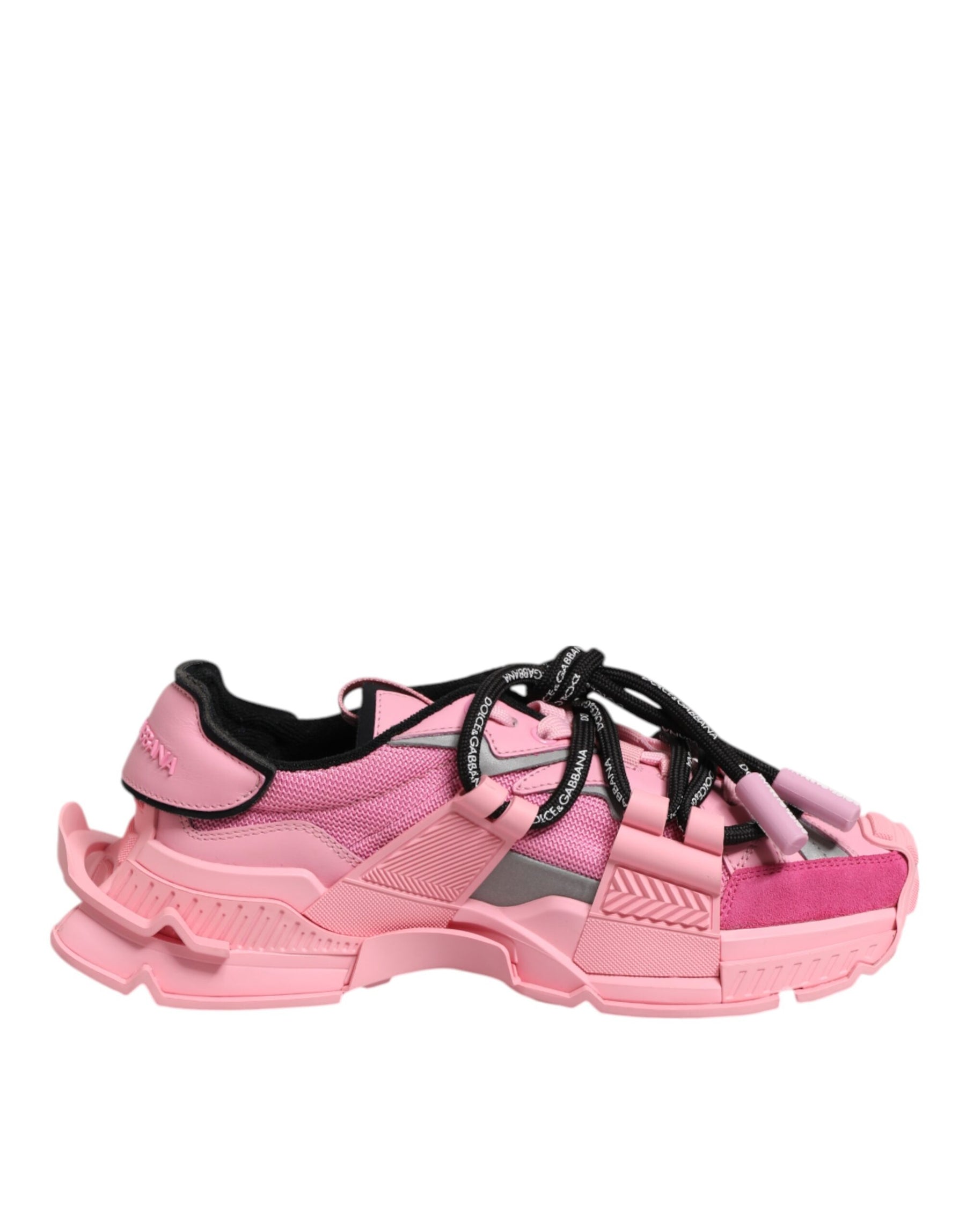 Dolce & Gabbana Pink Low Top Space Women Sneakers Shoes | Regal Royce