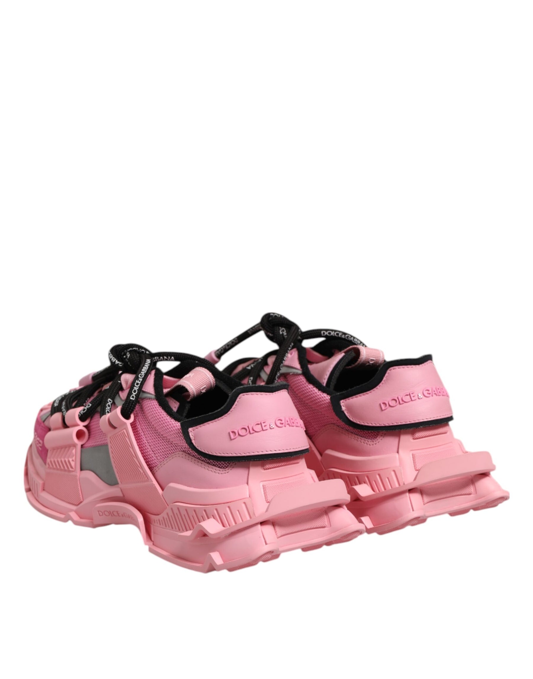 Dolce & Gabbana Pink Low Top Space Women Sneakers Shoes | Regal Royce