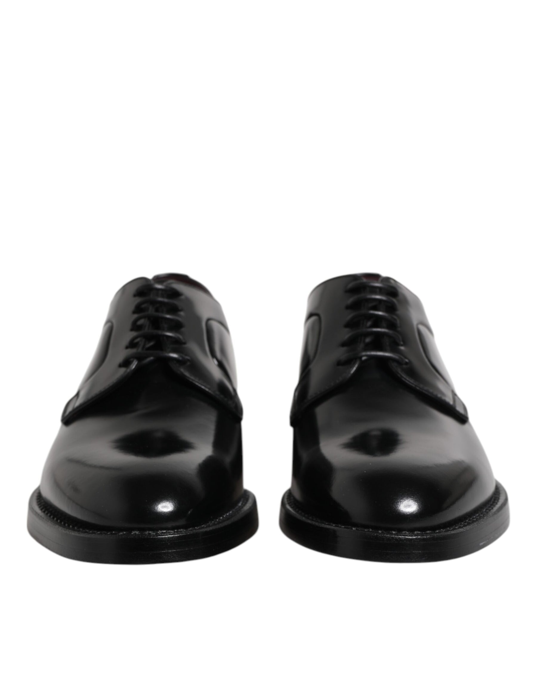 Dolce & Gabbana Black Calf Leather Lace Up Dress Shoes | Regal Royce