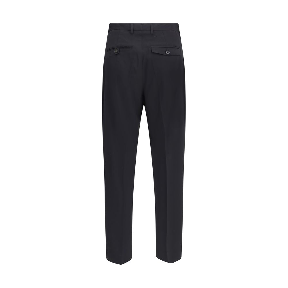 Our Legacy Black Fleece Wool Chino Pants | Regal Royce