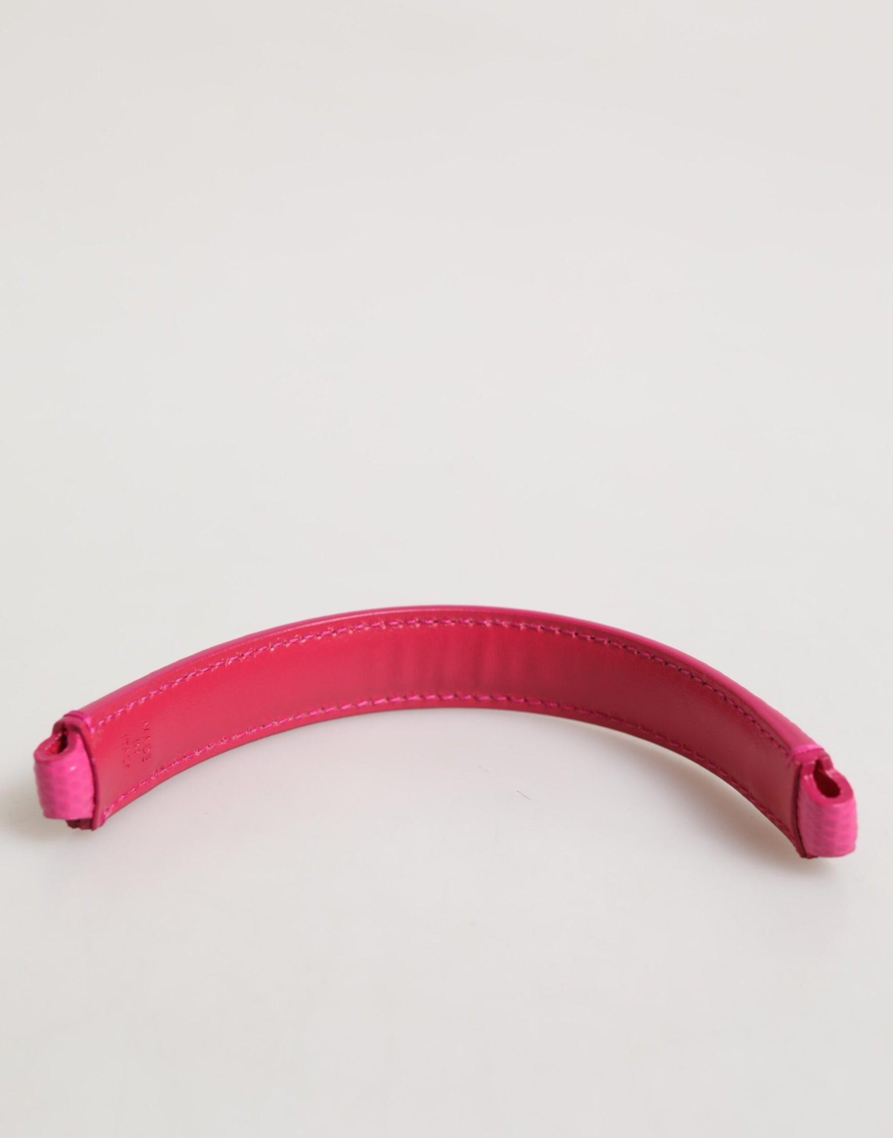 Dolce & Gabbana Pink Embellished Leather Bag Handle Women Shoulder Strap | Regal Royce