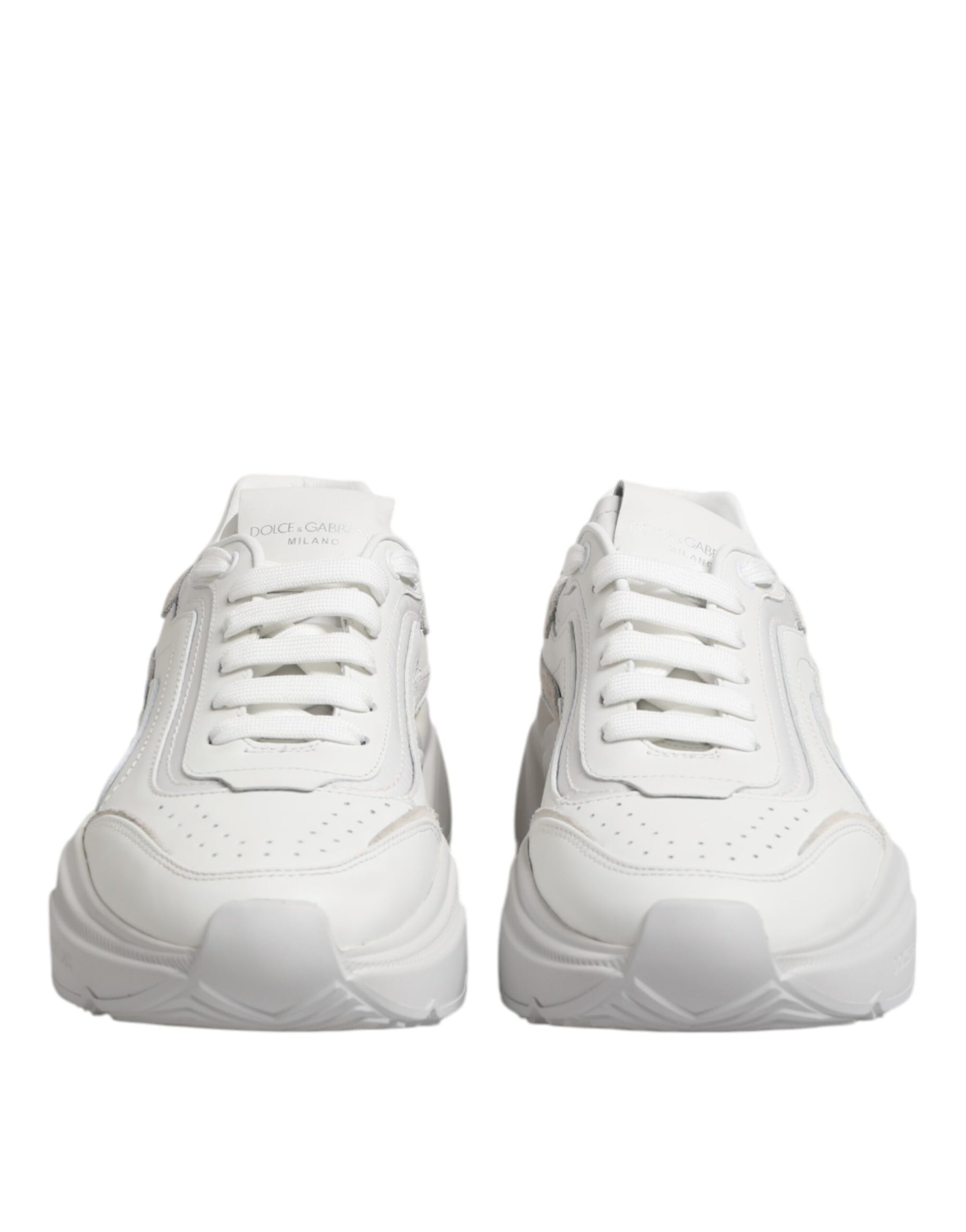 Dolce & Gabbana White Daymaster Low Top Mens Sneakers Shoes | Regal Royce