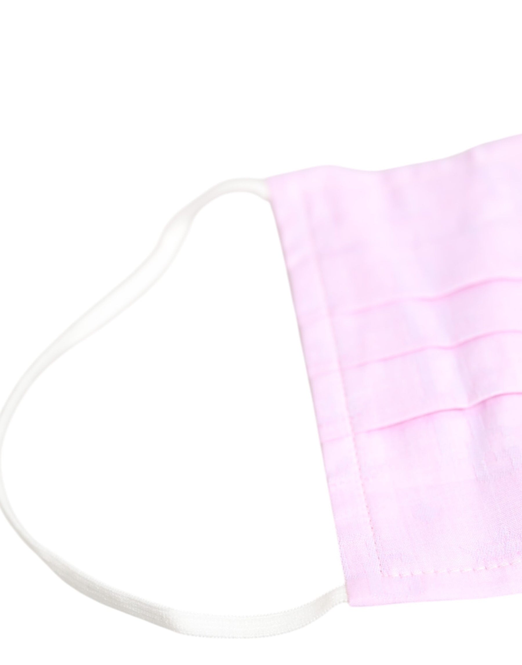 Dolce & Gabbana Pink Cotton Logo Elastic Ear Strap Face Mask | Regal Royce