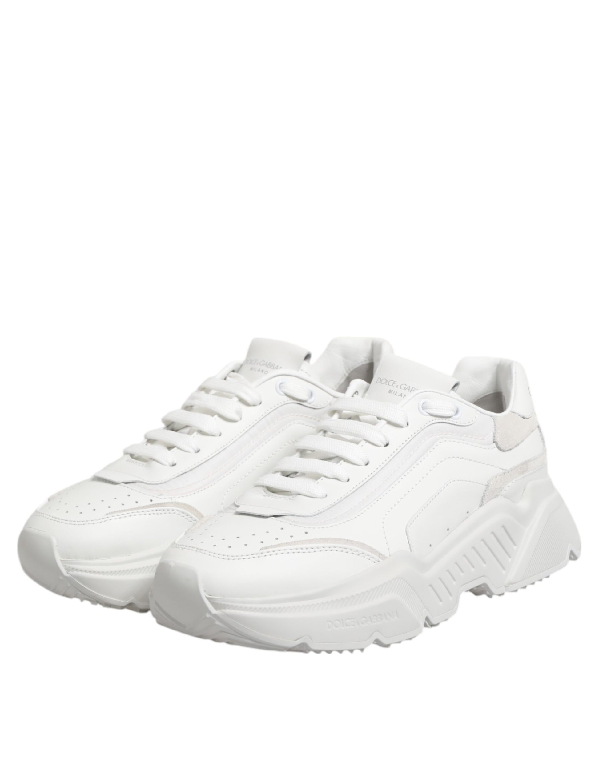 Dolce & Gabbana White Daymaster Low Top Men Sneakers Shoes
