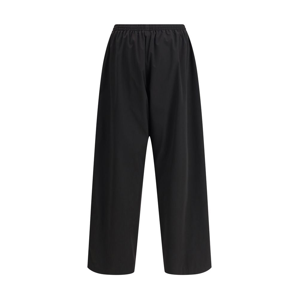 Balenciaga Black Polyester Casual Pants | Regal Royce