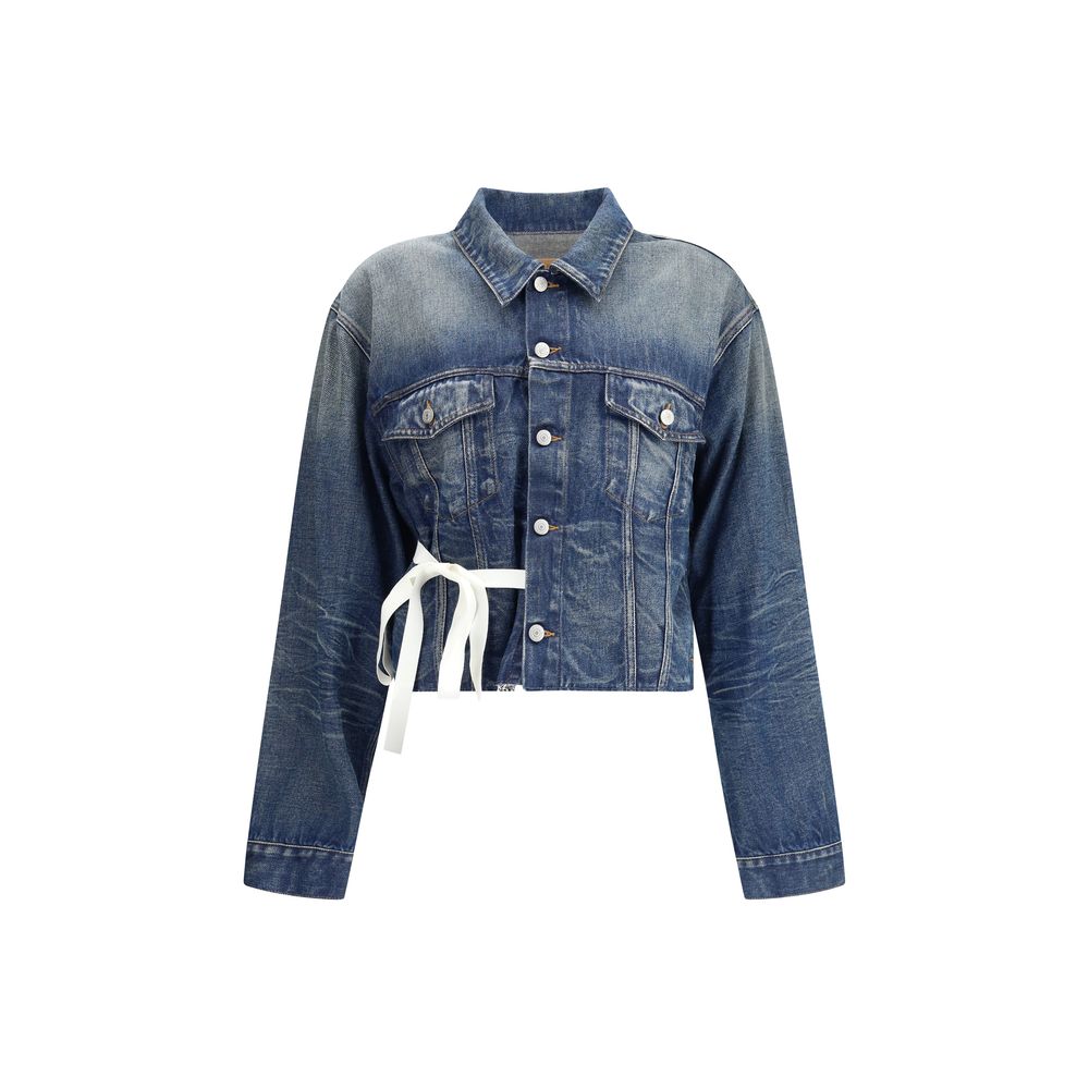 MM6 Blue Cotton Denim Jacket | Regal Royce