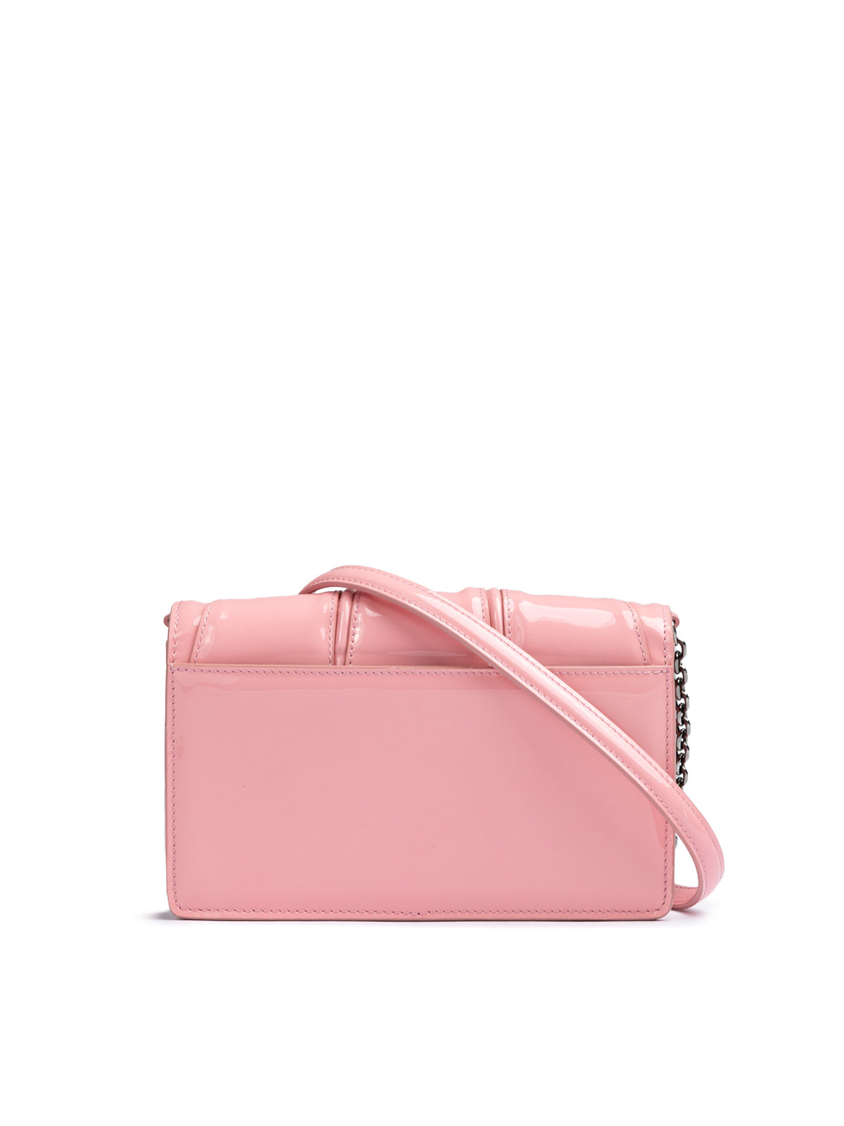 Ferrari Pink GT patent leather bag with chain | Regal Royce