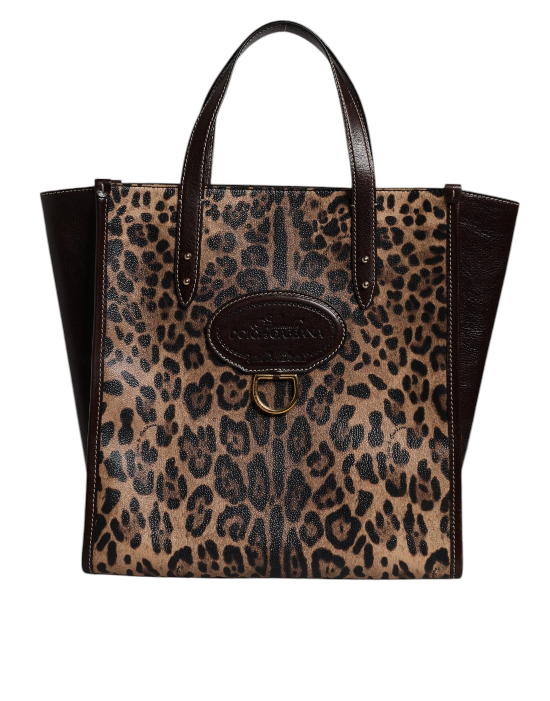 Dolce & Gabbana Multicolor Leopard Shopping Tote Shoulder WomenBorse Bag | Regal Royce