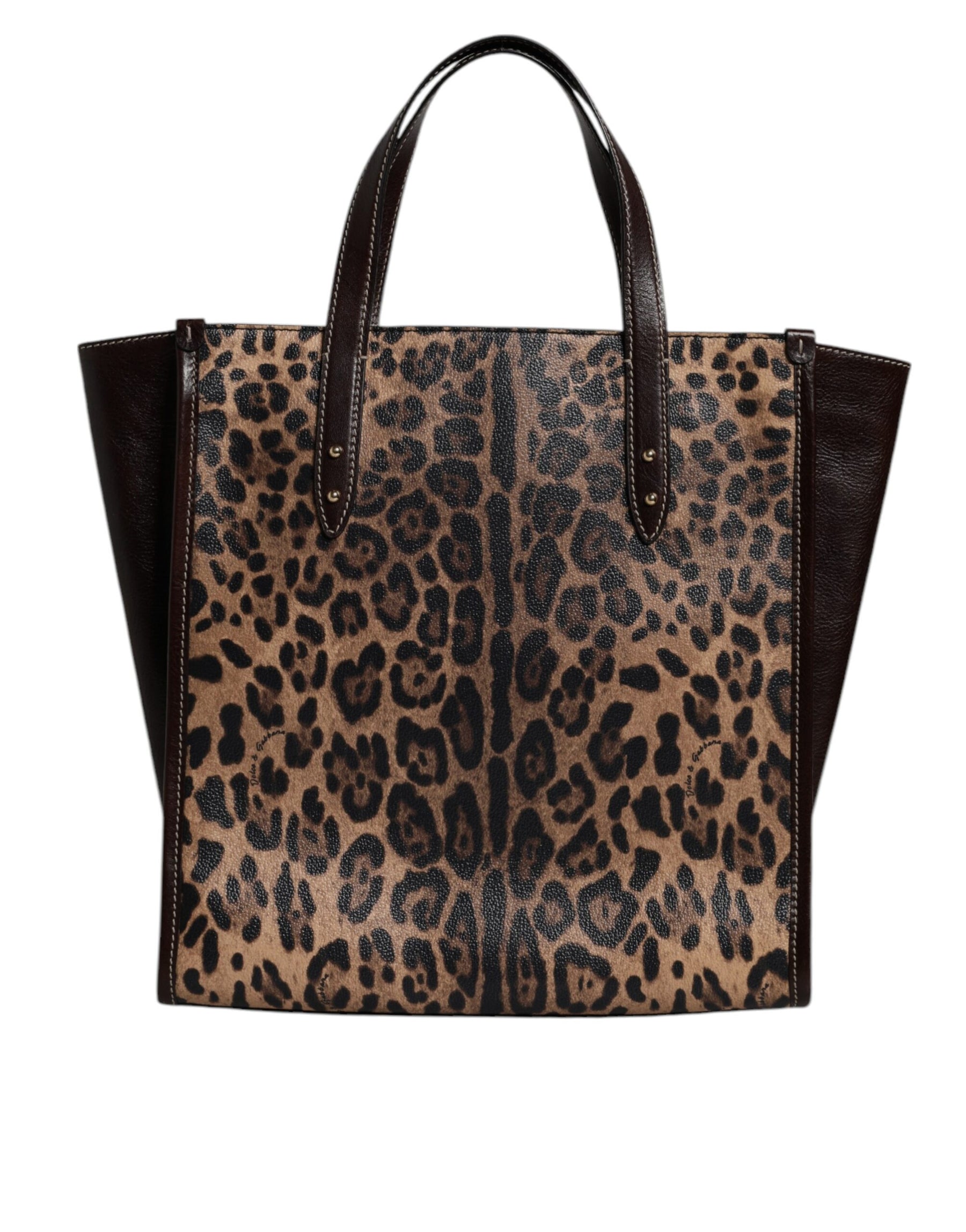 Dolce & Gabbana Multicolor Leopard Shopping Tote Shoulder WomenBorse Bag | Regal Royce