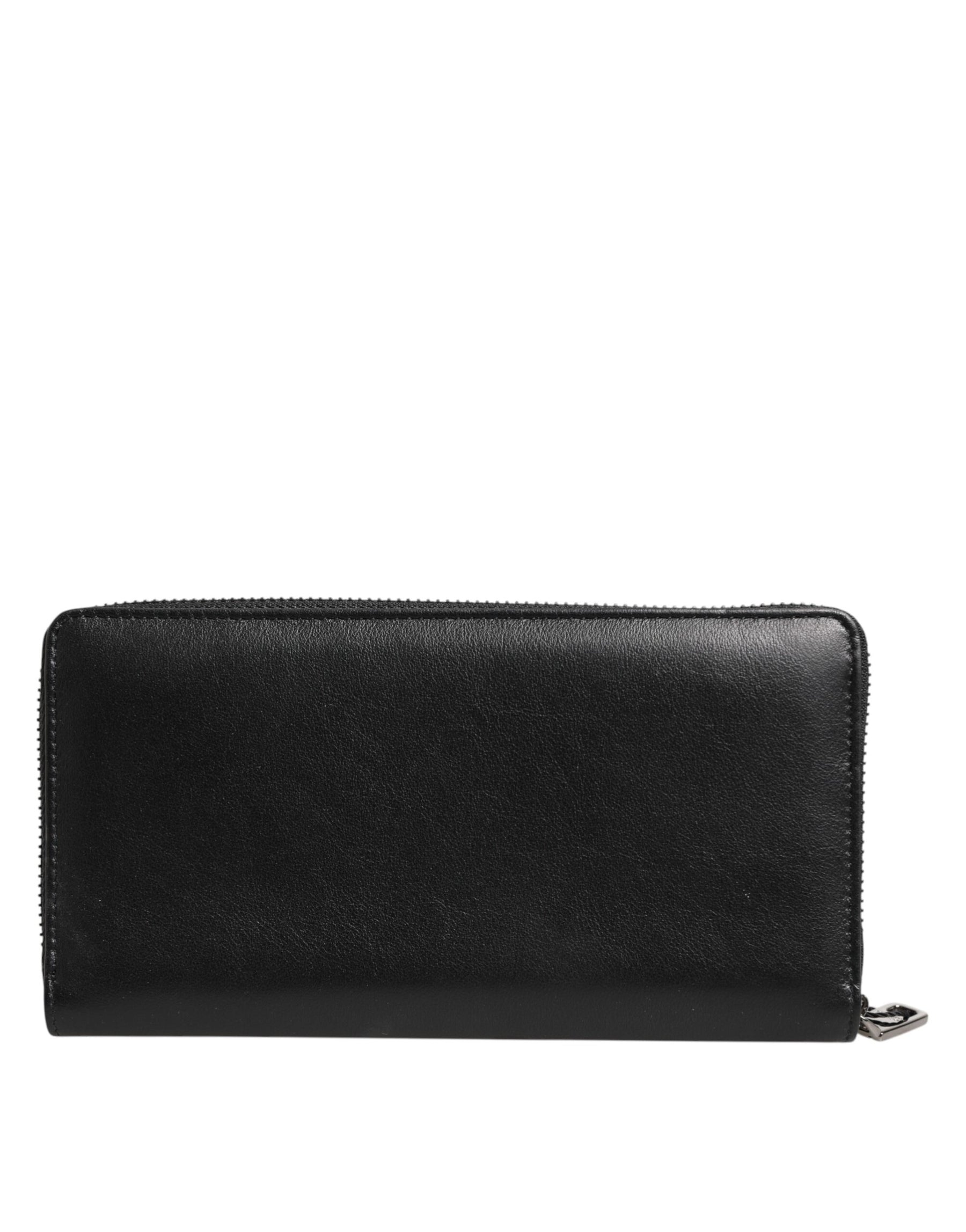 Dolce & Gabbana Black Blue Exotic Leather Men Continental Clutch Wallet | Regal Royce