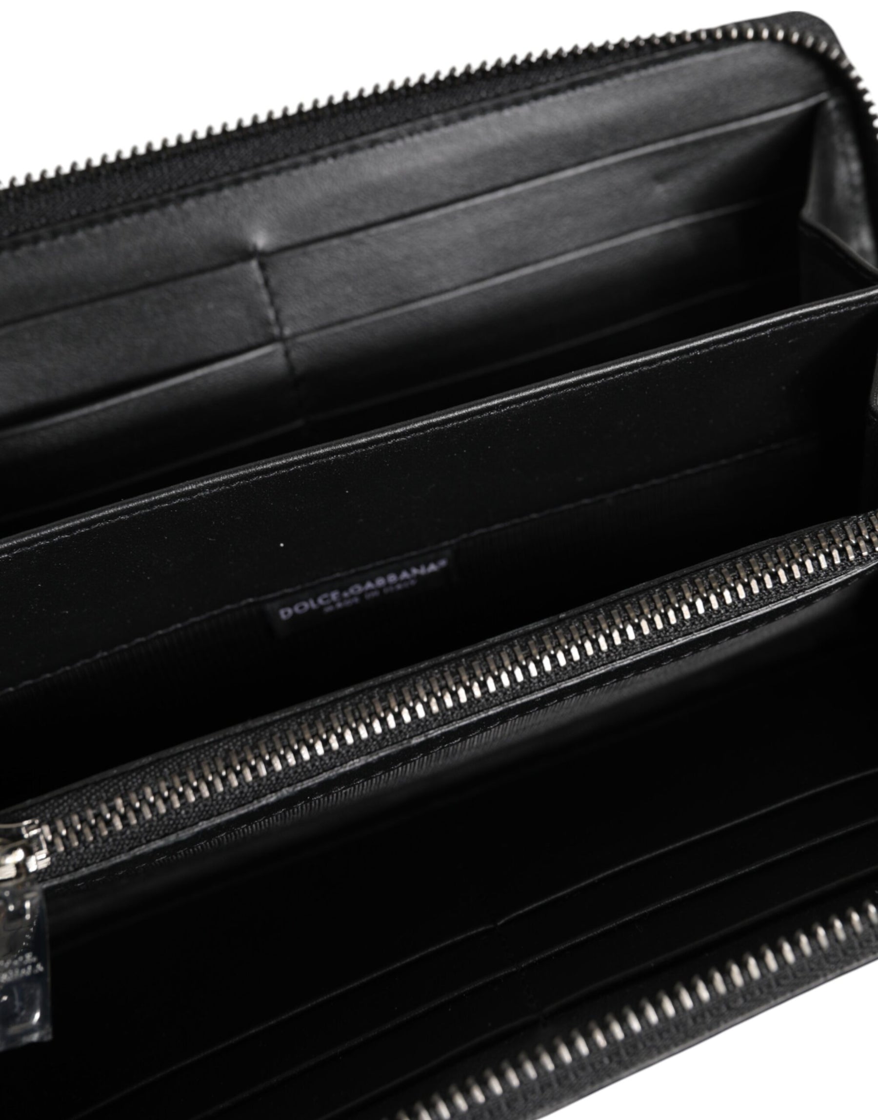 Dolce & Gabbana Black Brown Exotic Leather Men Continental Clutch Wallet | Regal Royce