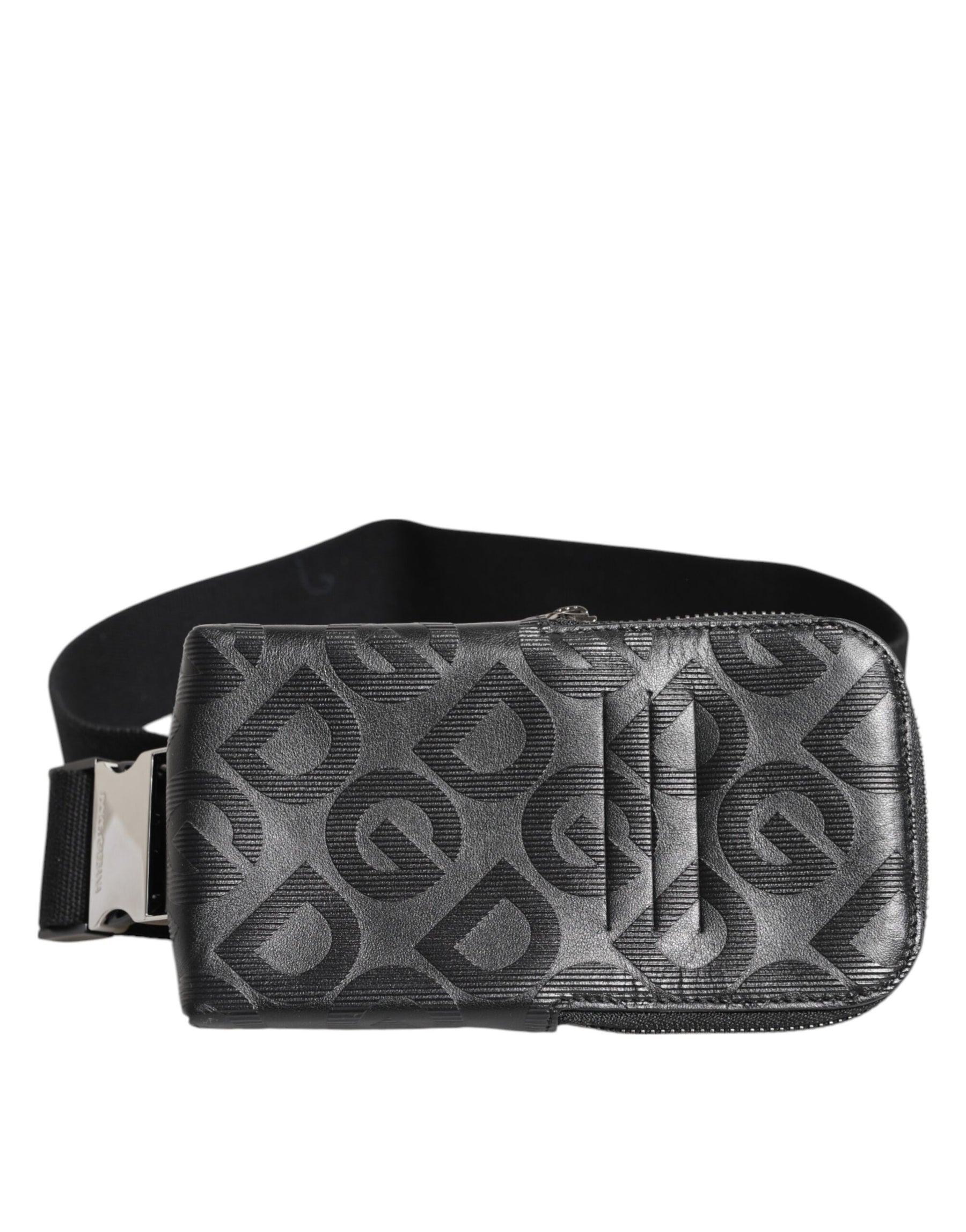 Dolce & Gabbana Gray DG Logo Mania Purse Phone Belt Waist Men Borse Bag | Regal Royce