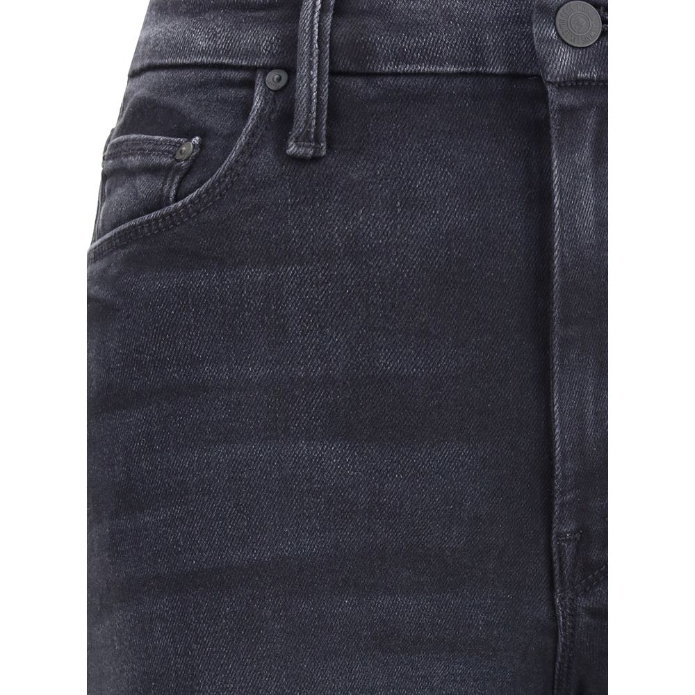 Mother Denim Black Cotton Jeans Denim | Regal Royce