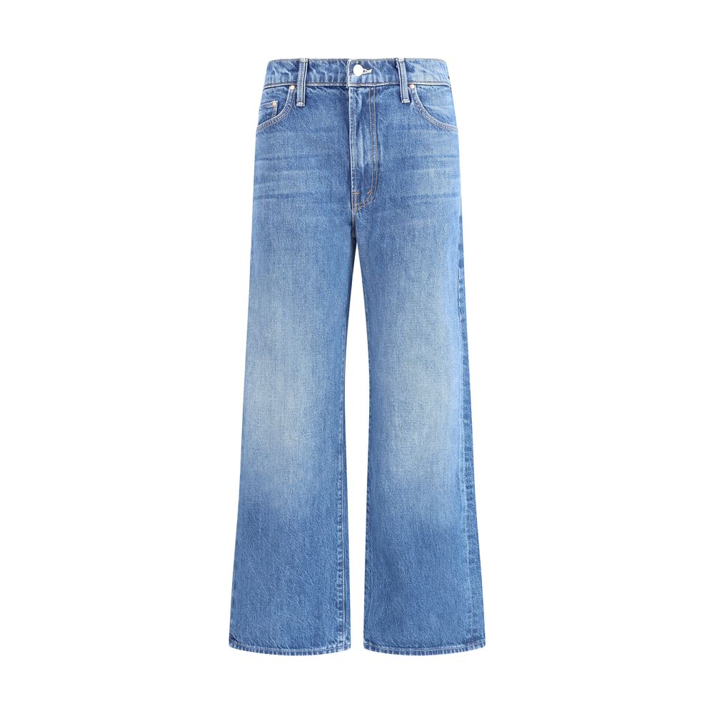 Mother Denim Blue Cotton Cropped Jeans | Regal Royce
