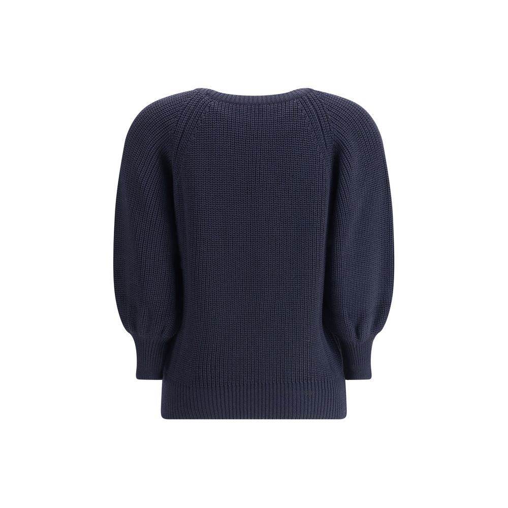 Ella Blue Merino Wool Sweater | Regal Royce