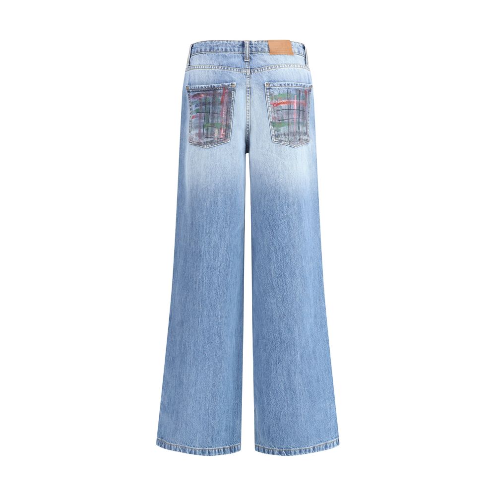 Ella Blue Cotton Jeans Denim | Regal Royce