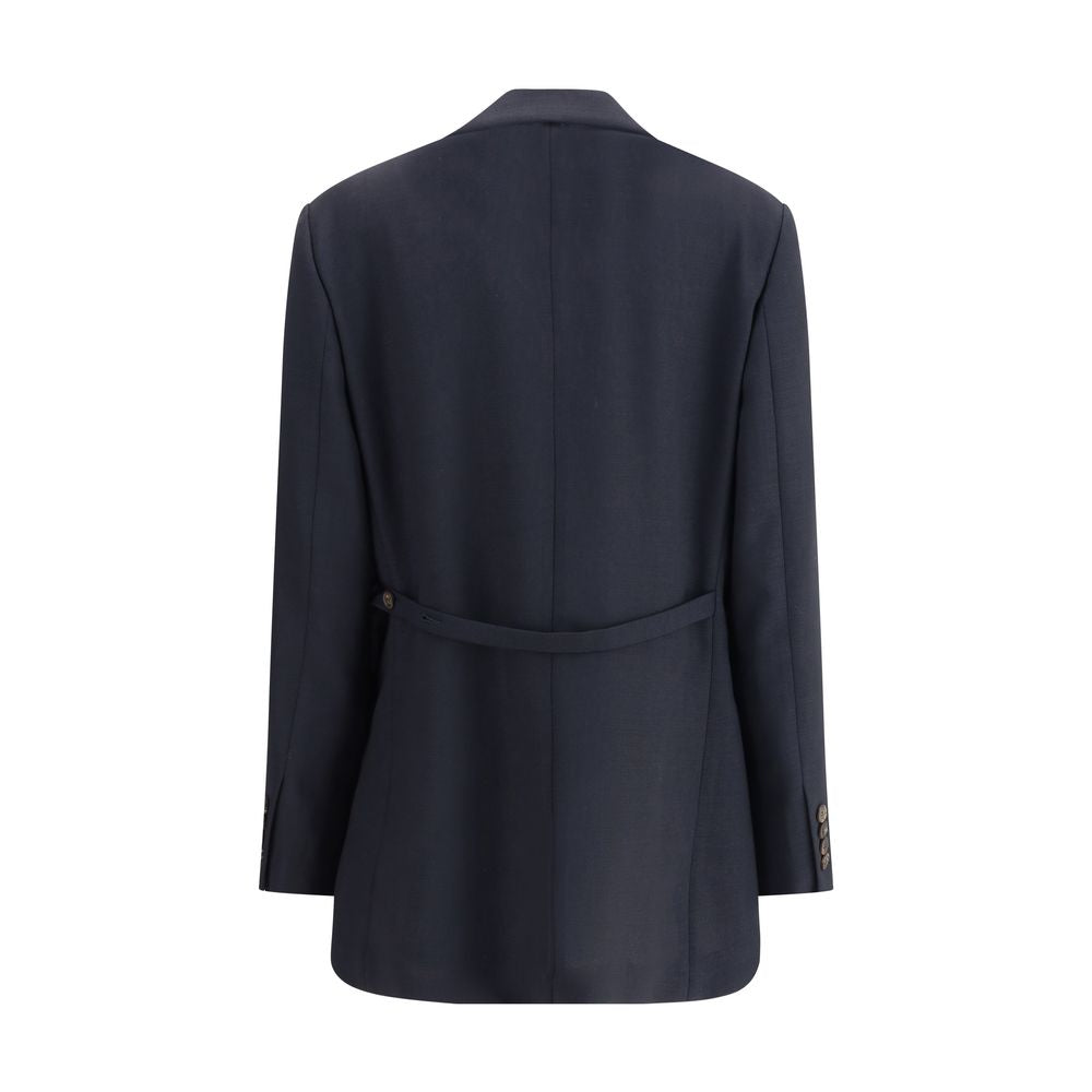 Brunello Cucinelli Blue Fleece Wool Blazer | Regal Royce
