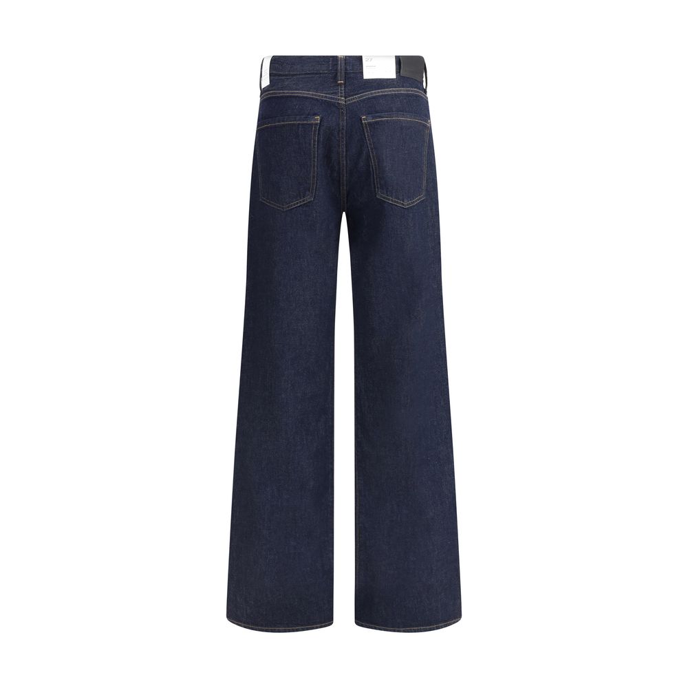 Citizens of Humanity Blue Recycled Cotton Straight-Leg Jeans | Regal Royce