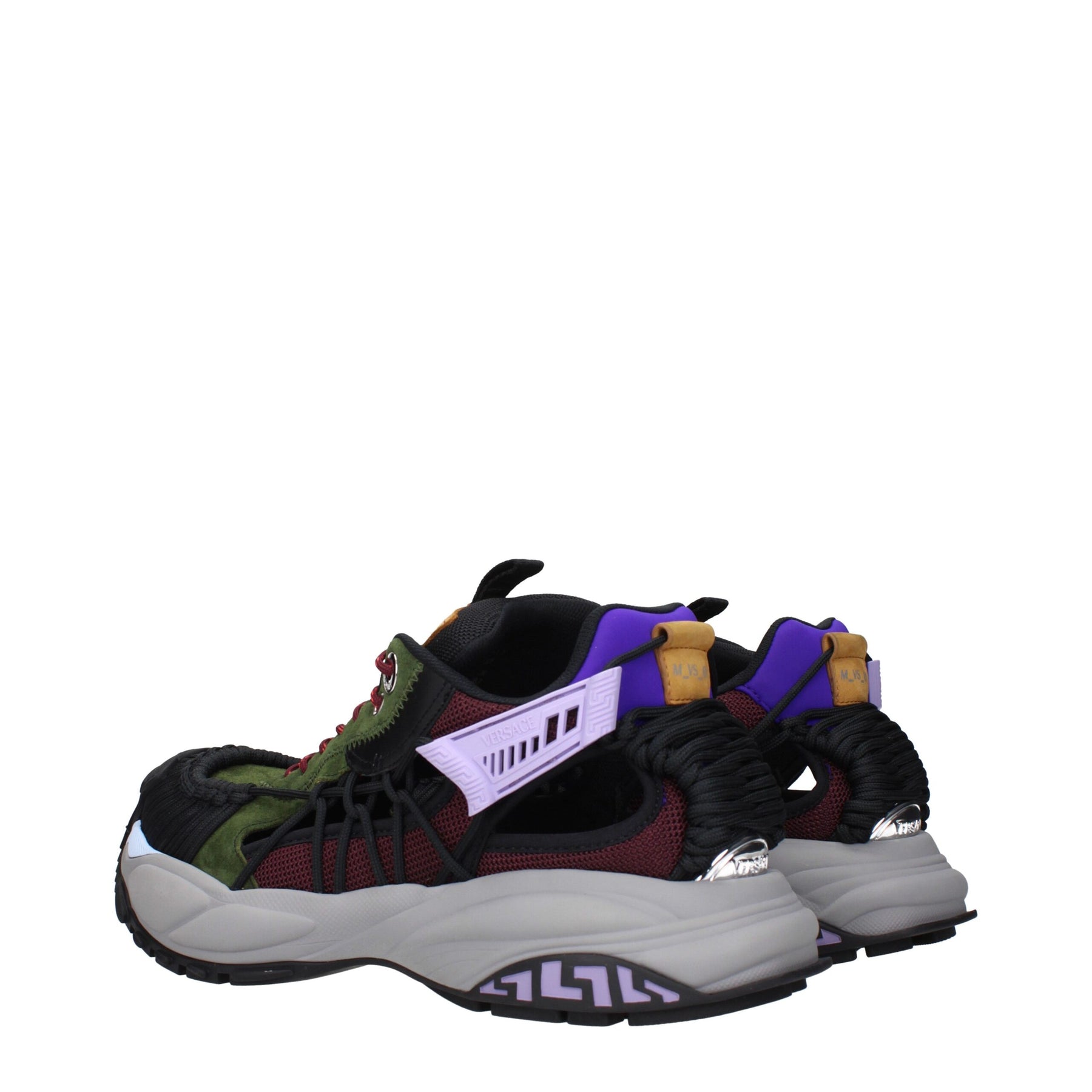 Versace Multicolor Leather Athletic Sneakers | Regal Royce