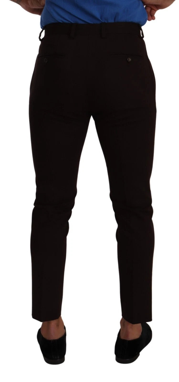 Dolce & Gabbana Bordeaux Cotton Stretch Skinny Trouser | Regal Royce