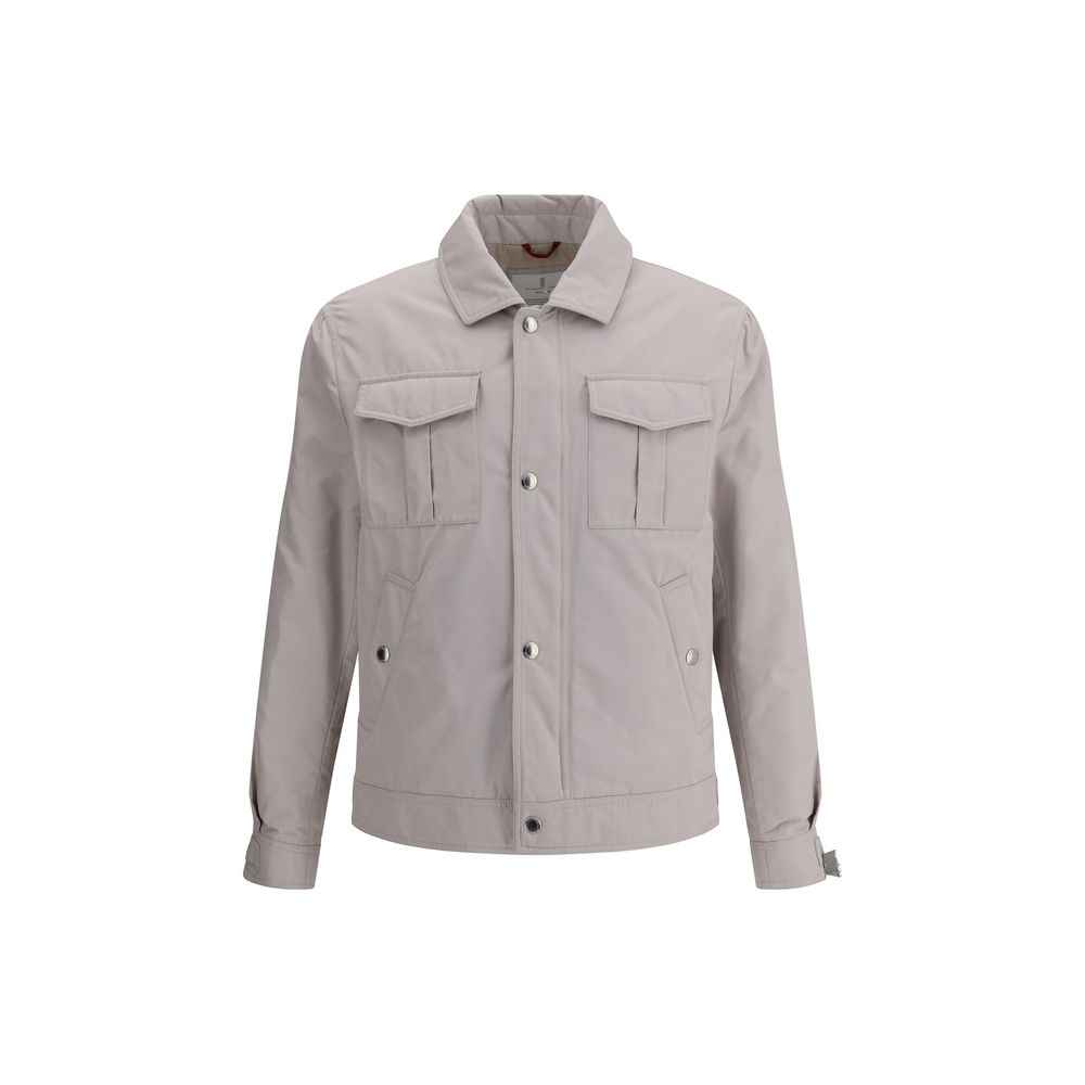 Brunello Cucinelli White Polyamide Coat | Regal Royce