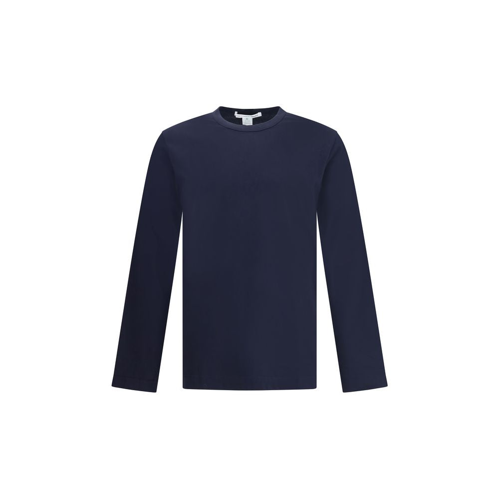 Comme Des Garçons Blue Cotton Long Sleeve T-Shirt