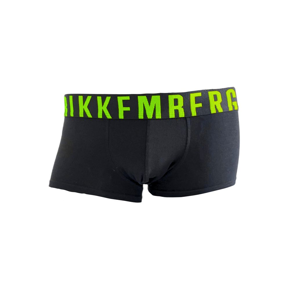 Bikkembergs Black Cotton Men Boxer | Regal Royce