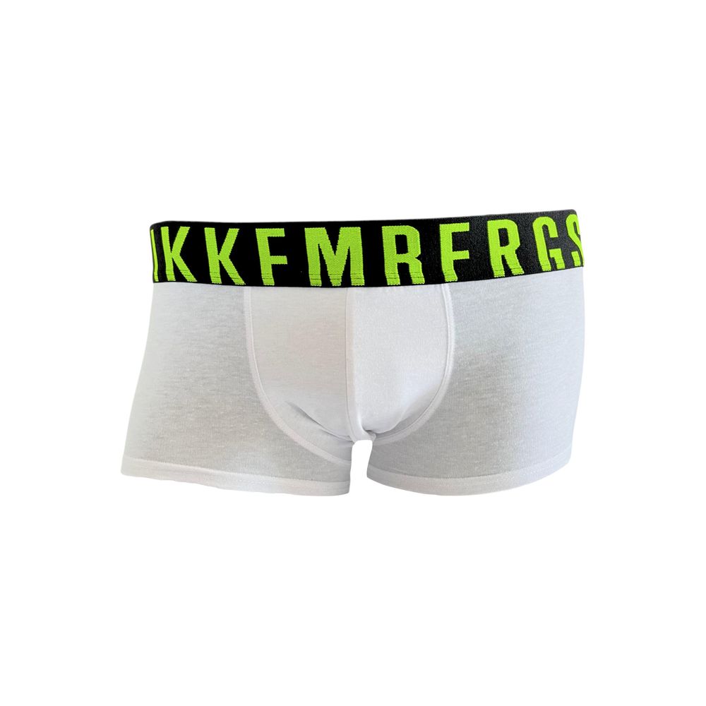Bikkembergs White Cotton Men Boxer | Regal Royce