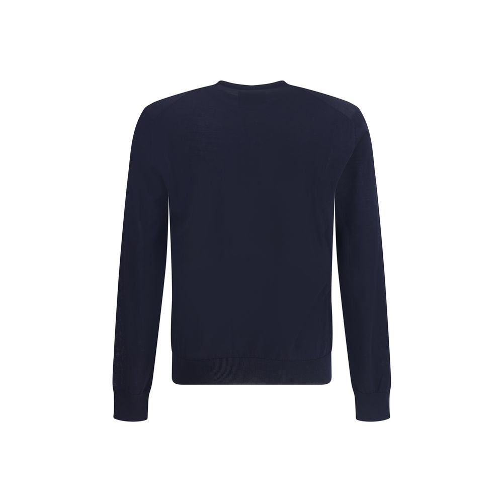 Giorgio Armani Blue Fleece Wool Sweatshirt | Regal Royce