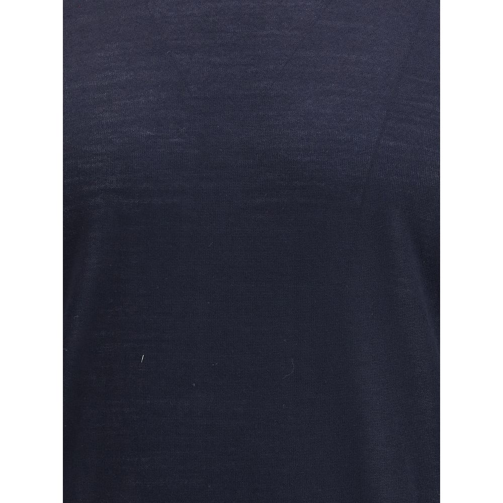 Giorgio Armani Blue Fleece Wool Sweatshirt | Regal Royce