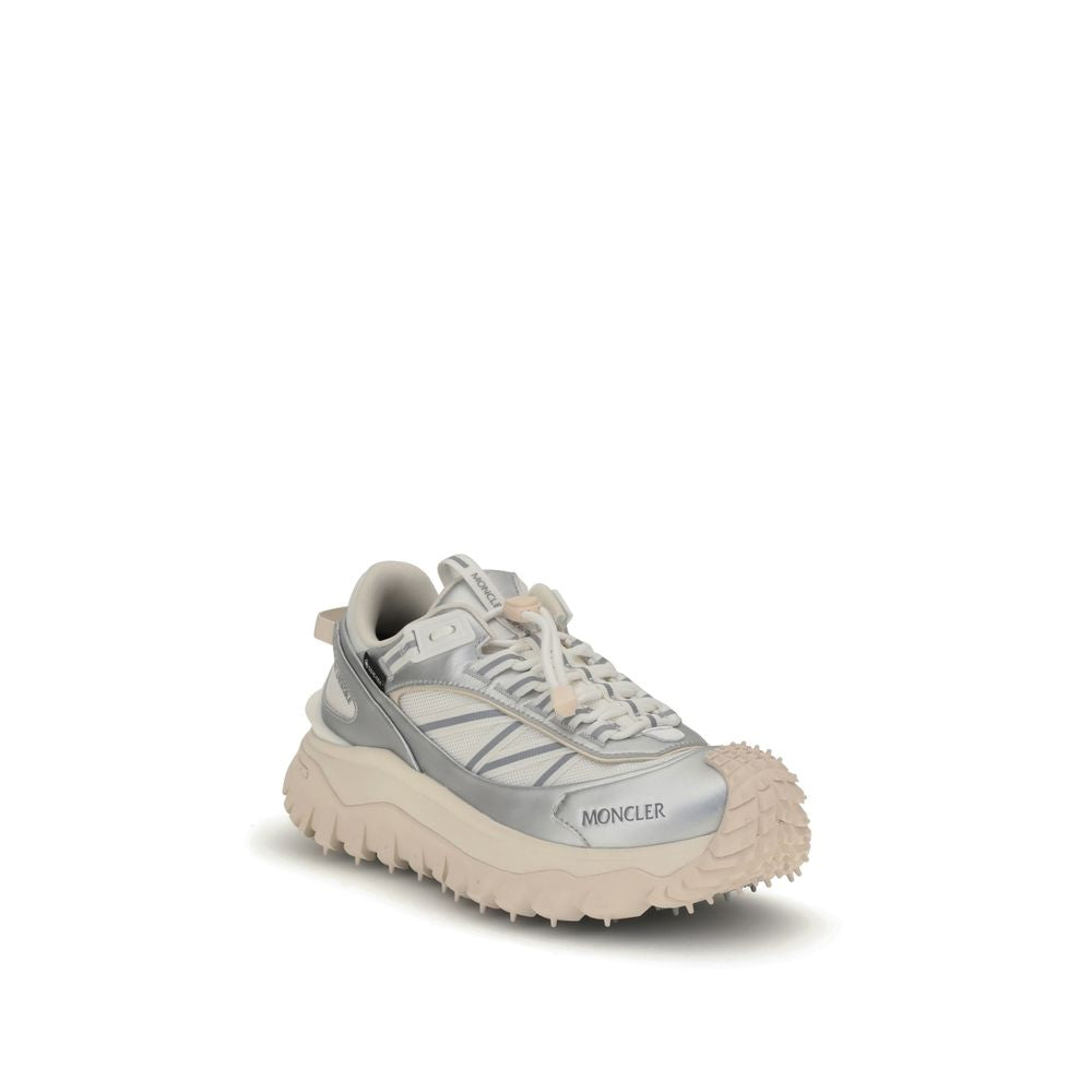 Moncler Cream Calf Leather Bos Taurus Athletic Sneakers | Regal Royce