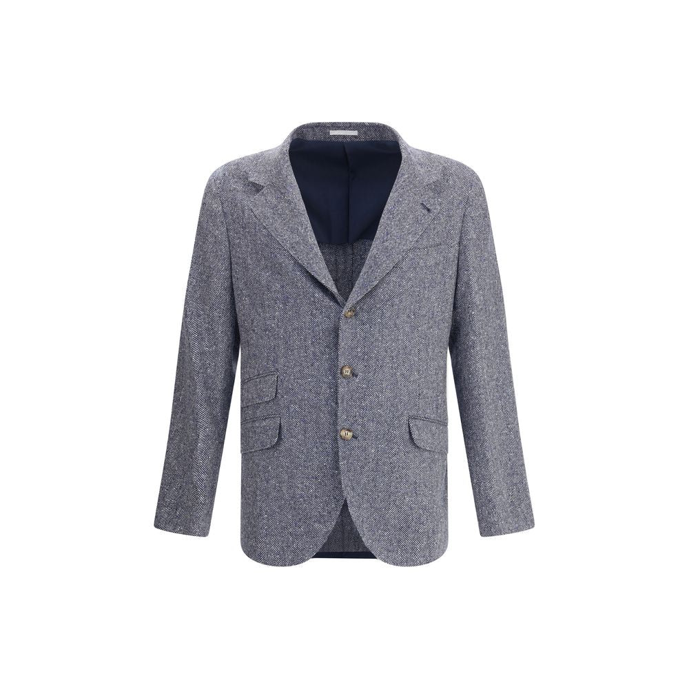 Brunello Cucinelli Blue Wool Blazer | Regal Royce