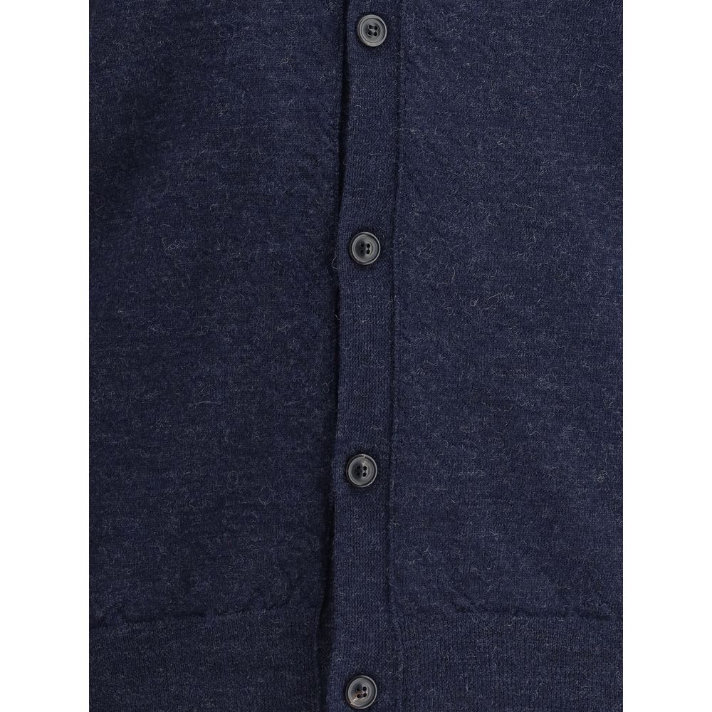 Margiela Blue Wool Cardigan | Regal Royce