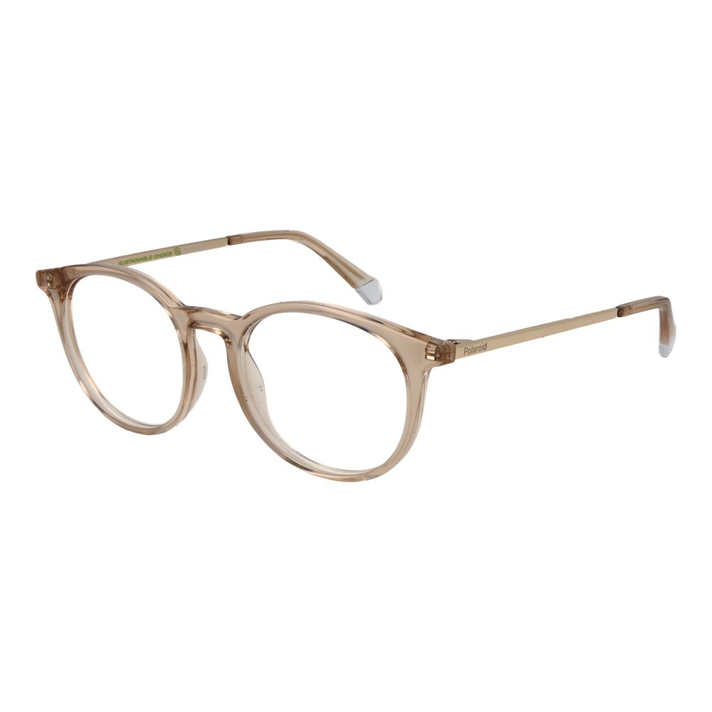 Polaroid Beige Plastic Glasses (Frames) | Regal Royce