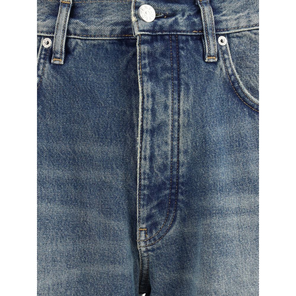 Sunflower Blue Cotton Jeans Denim | Regal Royce
