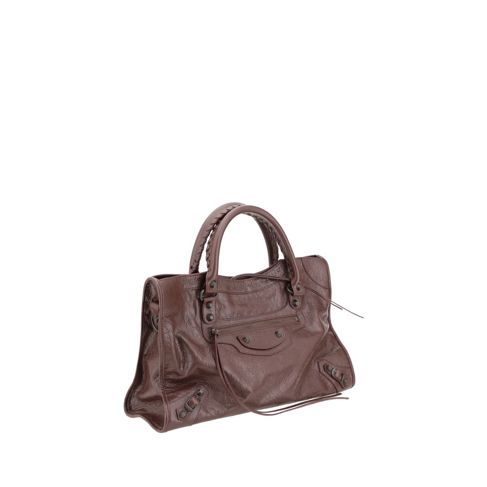 Balenciaga Brown Calf Leather Bos Taurus Shoulder Bag | Regal Royce