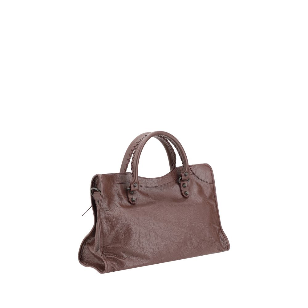 Balenciaga Brown Calf Leather Bos Taurus Shoulder Bag | Regal Royce