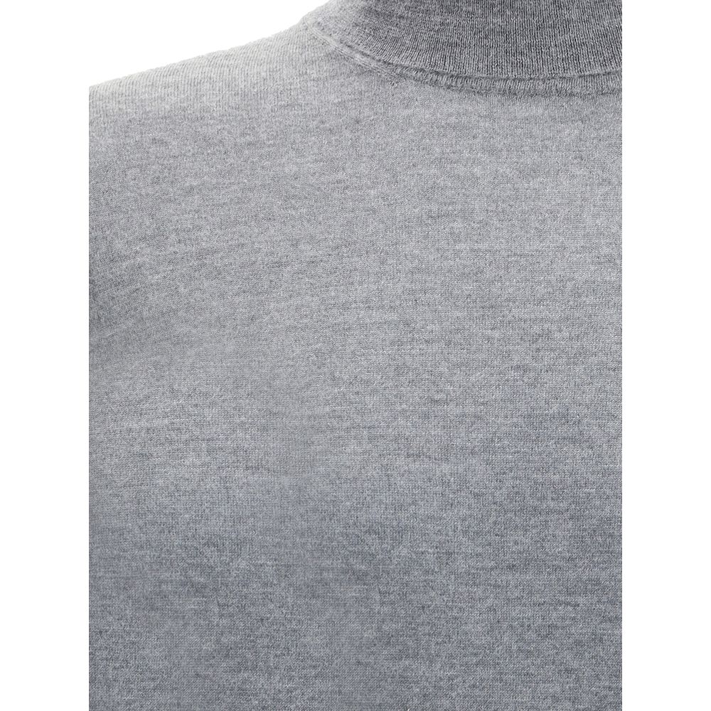 Brunello Cucinelli Gray Cashmere Cashmere Sweater | Regal Royce