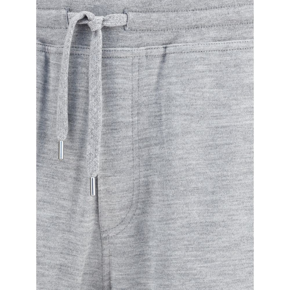 Brunello Cucinelli Gray Cashmere Casual Pants | Regal Royce