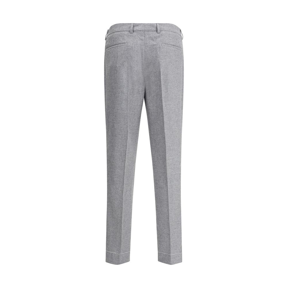 Brunello Cucinelli Gray Cashmere Casual Pants