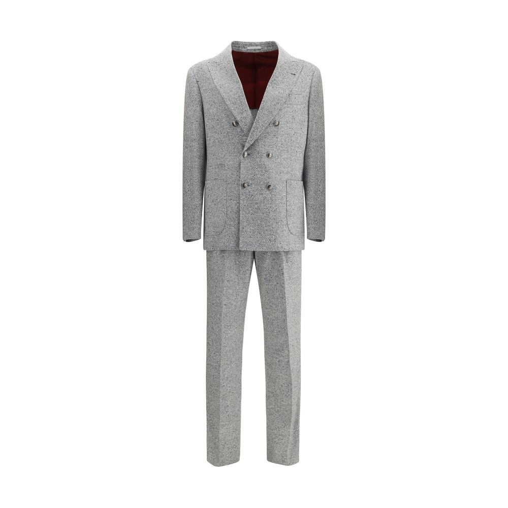 Brunello Cucinelli Gray Wool Two-Piece Suit | Regal Royce