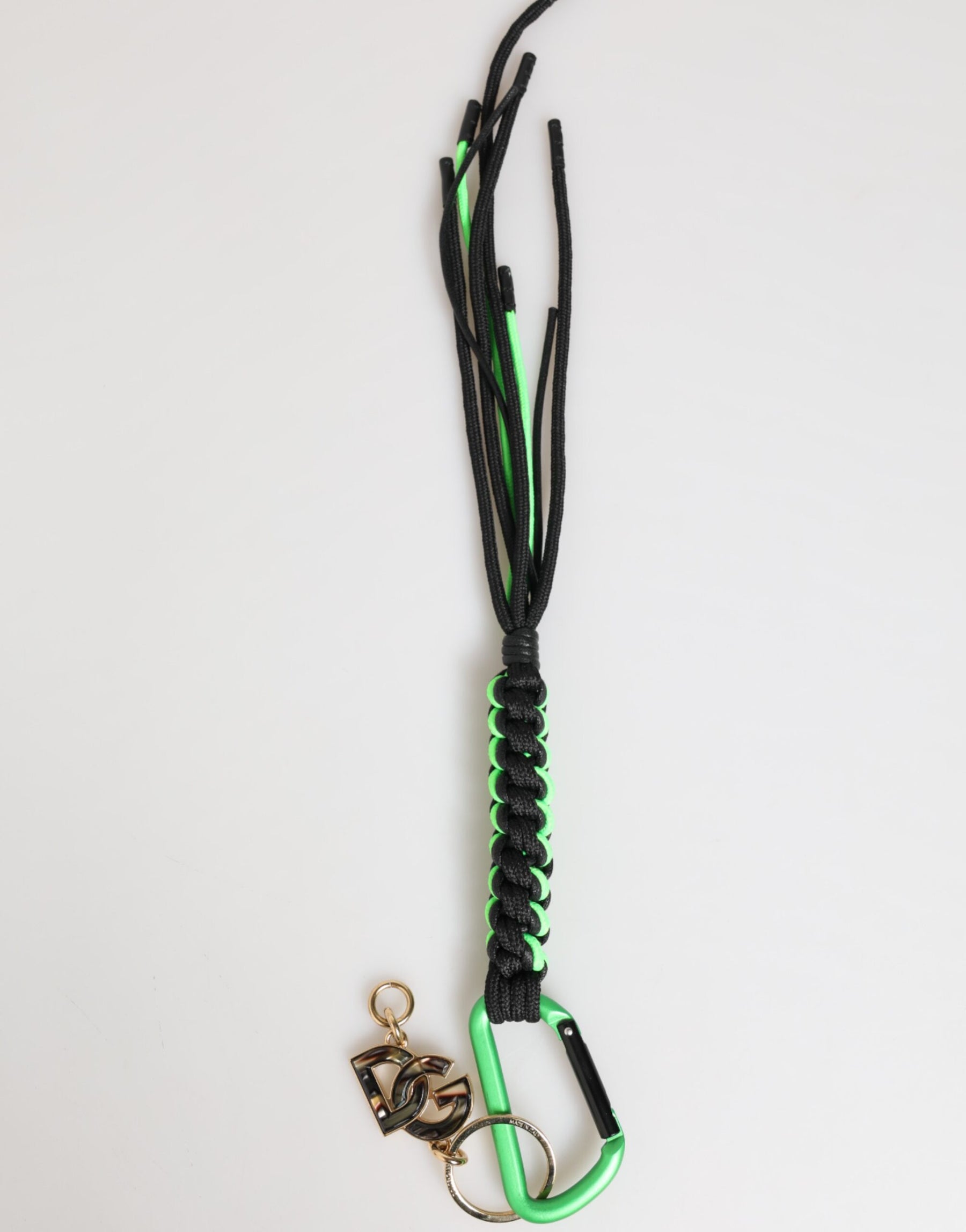Dolce & Gabbana Multicolor Polyester Tape String DG Logo Keychain Keyring | Regal Royce