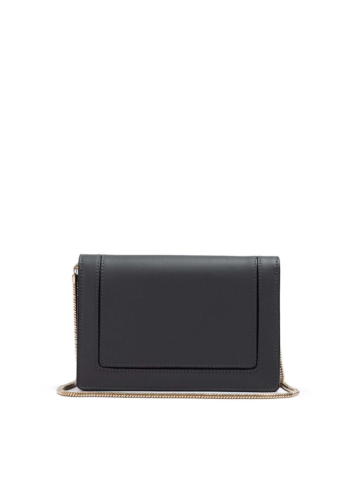 Giada Dark Grey Leather Clutch Bag | Regal Royce