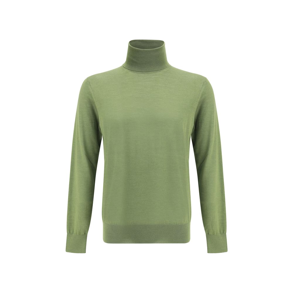 Saint Laurent Bicolor Wool Turtleneck | Regal Royce
