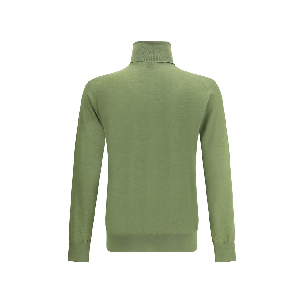 Saint Laurent Bicolor Wool Turtleneck | Regal Royce