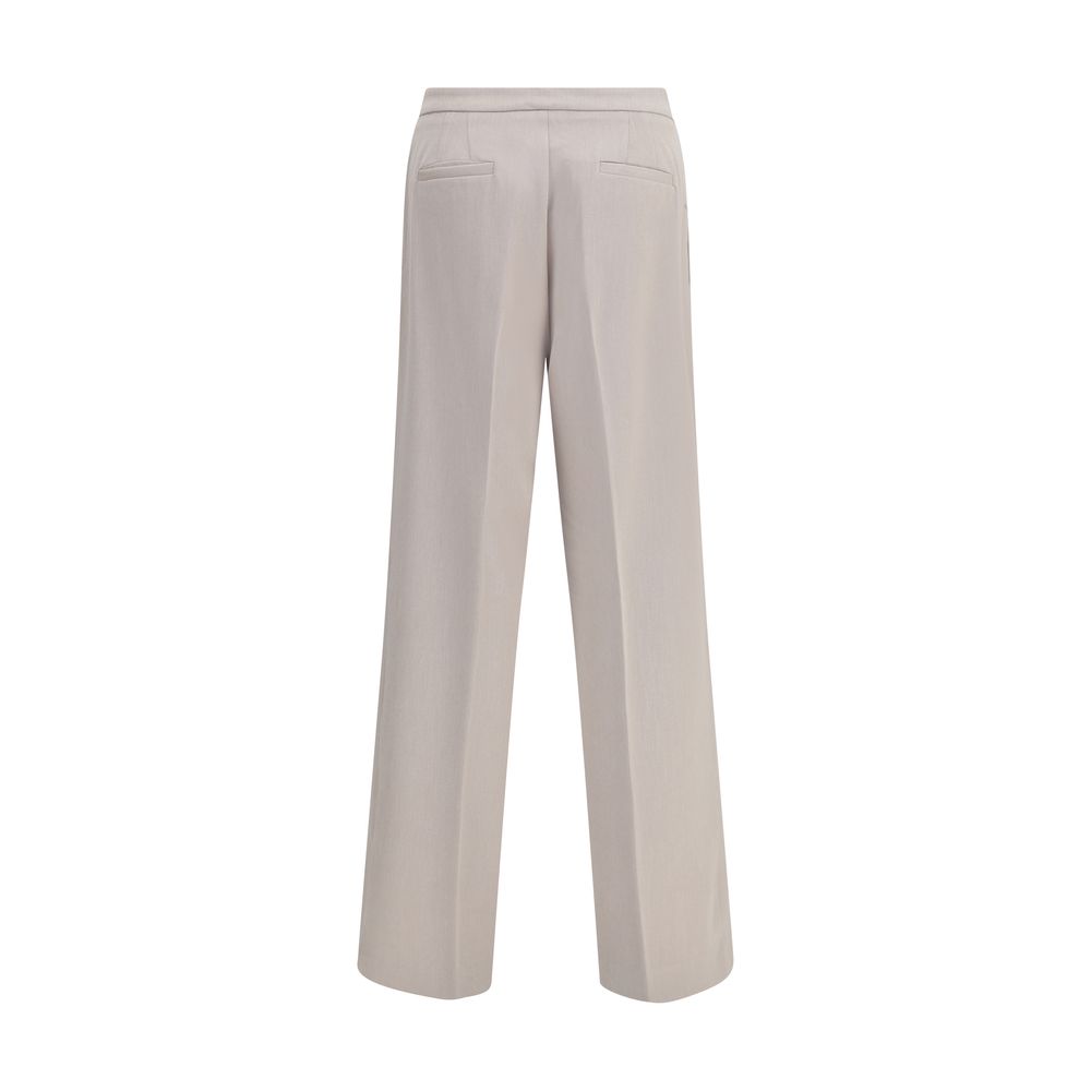 Cruna Beige Polyester Casual Pants | Regal Royce