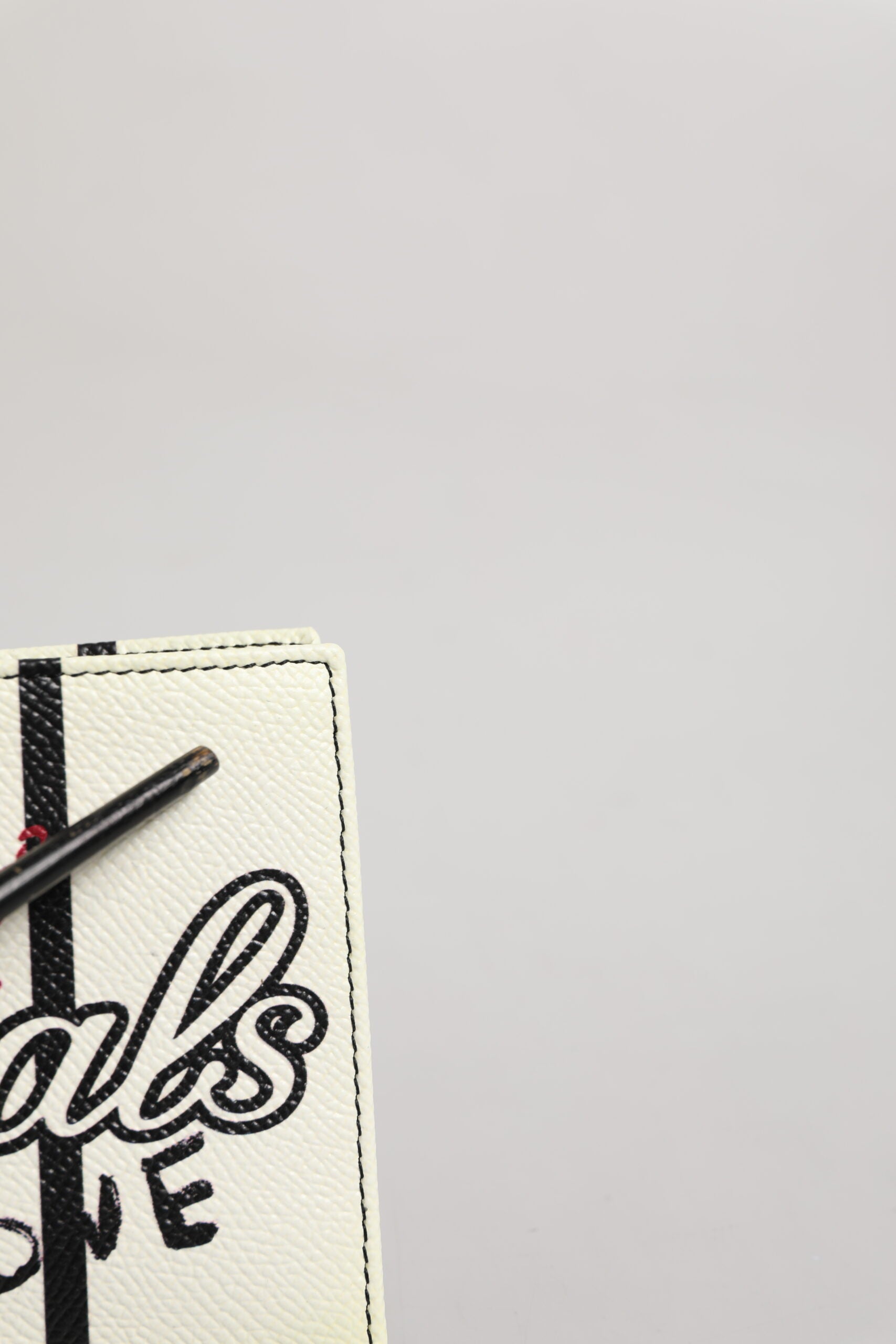 Dolce & Gabbana White Leather DG Crown Royals Bifold Card Holder Wallet | Regal Royce