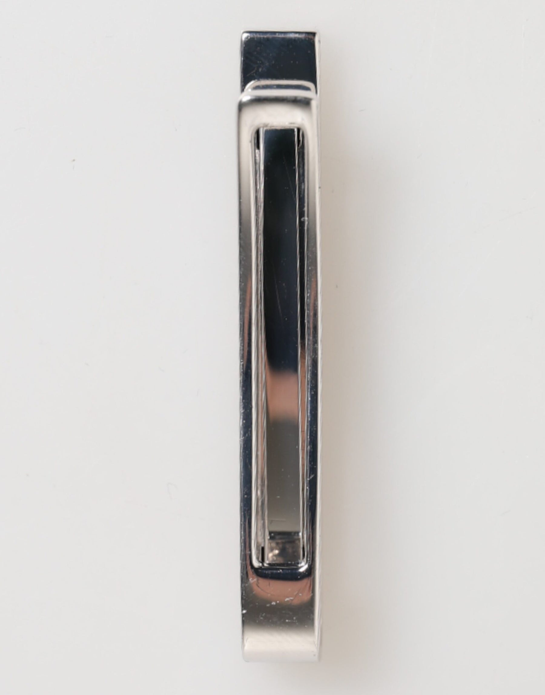 Dolce & Gabbana Silver Tone Brass Logo Branded Men Accessory Tie Clip Bar | Regal Royce